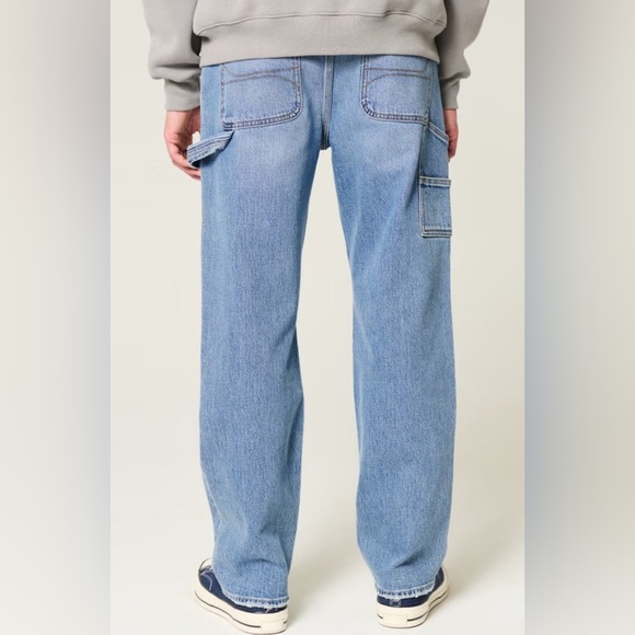 Hollister Light Blue Loose Fit Jeans - Picture 4 of 7